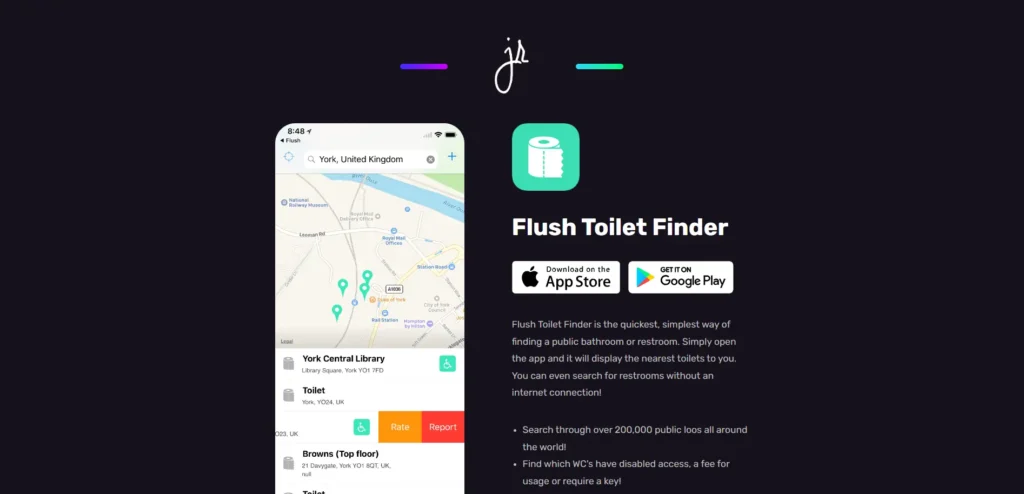 Flush Toilet Finder
